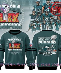 Philadelphia Eagles NFL Super Bowl LIX 2025 Champions Limited Edition Sweatshirt