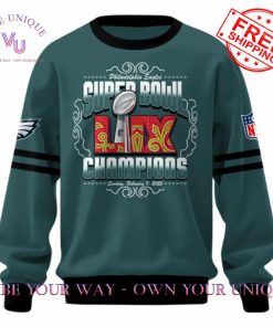 Philadelphia Eagles NFL Super Bowl LIX 2025 Champions Limited Edition Sweatshirt