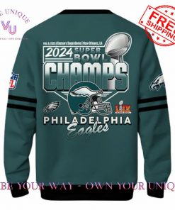 Philadelphia Eagles NFL Super Bowl LIX 2025 Champions Limited Edition Sweatshirt 3