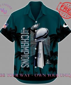 Philadelphia Eagles Nick Sirianni Super Bowl LIX 2025 Champions Limited Edition Hawaiin Shirt