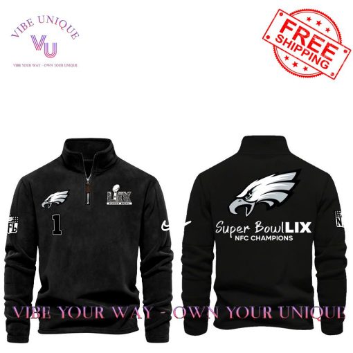 Philadelphia Eagles Super Bowl 2025 Premium Limited Edition Black Sweatshirt