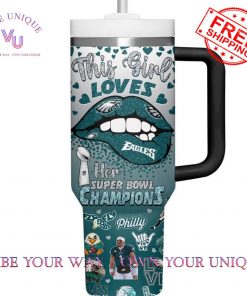 Philadelphia Eagles Super Bowl Champions Custom Name Limited Edition Stanley Tumbler 4