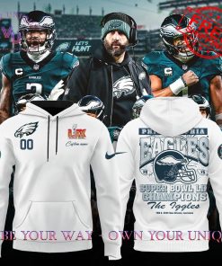 Philadelphia Eagles Super Bowl LIX 2025 Champions Custom Name Limited Edition Hoodie