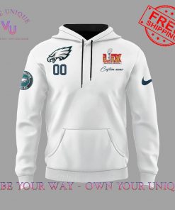 Philadelphia Eagles Super Bowl LIX 2025 Champions Custom Name Limited Edition Hoodie