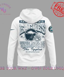 Philadelphia Eagles Super Bowl LIX 2025 Champions Custom Name Limited Edition Hoodie 3