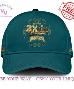 Philadelphia Eagles Super Bowl LIX 2X Champions Limited Edition Midnight Green Hoodie 5