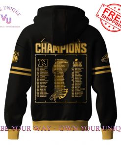 Philadelphia Eagles Super Bowl LIX Champions Golden Limited Edition Hoodie