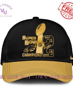 Philadelphia Eagles Super Bowl LIX Champions Golden Limited Edition Hoodie