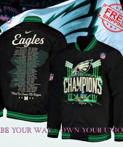 Philadelphia Eagles Super Bowl LIX Champions Limited Edition Bomber Jacket