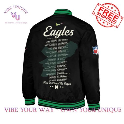 Philadelphia Eagles Super Bowl LIX Champions Limited Edition Bomber Jacket