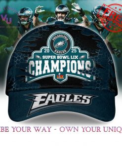 Philadelphia Eagles Super Bowl LIX Champions Limited Edition Classic Cap