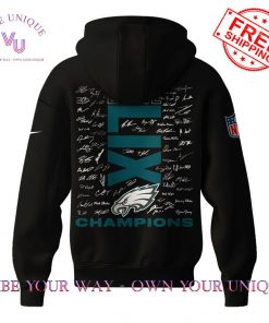 Philadelphia Eagles Super Bowl LIX Champions Signature Room Trophy Black Hoodie