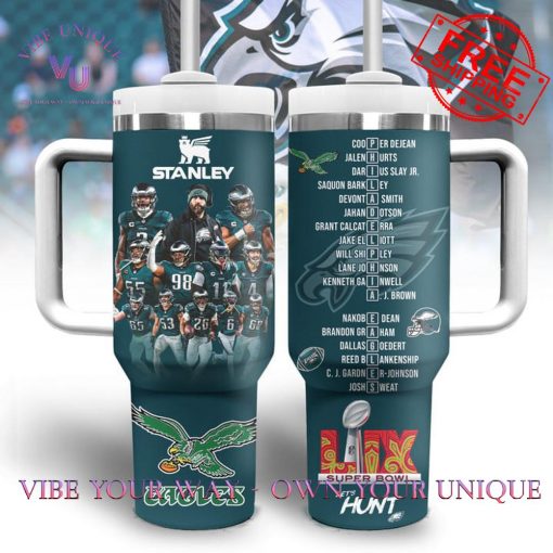 Philadelphia Eagles Super Bowl LIX Champions Special Edition Stanley Tumbler