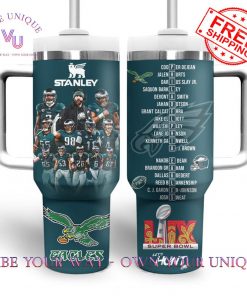 Philadelphia Eagles Super Bowl LIX Champions Special Edition Stanley Tumbler