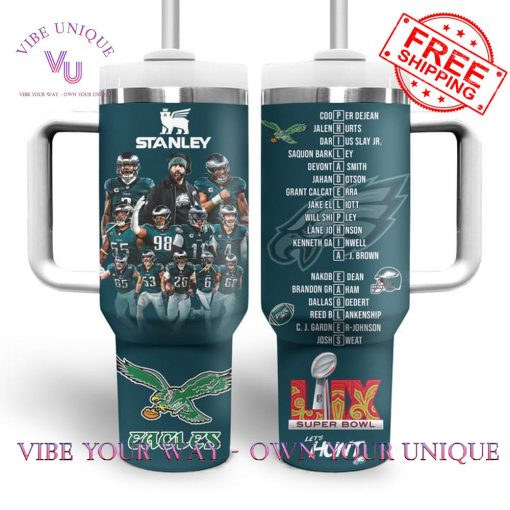 Philadelphia Eagles Super Bowl LIX Champions Special Edition Stanley Tumbler