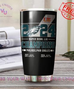 Philadelphia Eagles Super Bowl LIX Champions Special Edition Tumbler