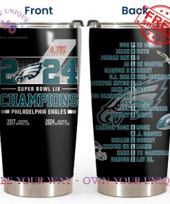 Philadelphia Eagles Super Bowl LIX Champions Special Edition Tumbler