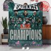 Philadelphia Eagles NFC 2024 Limited Edition Blanket