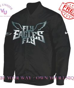 Philadelphia Eagles White Black 2025 Limited Edition Bomber Jacket