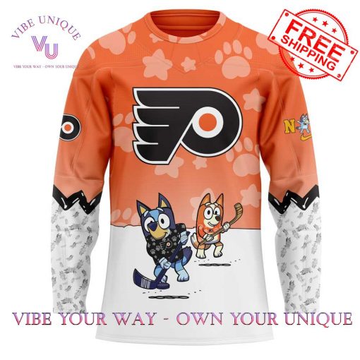 Philadelphia Flyers x Bluey and Bingo Special Jersey