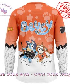 Philadelphia Flyers x Bluey and Bingo Special Jersey