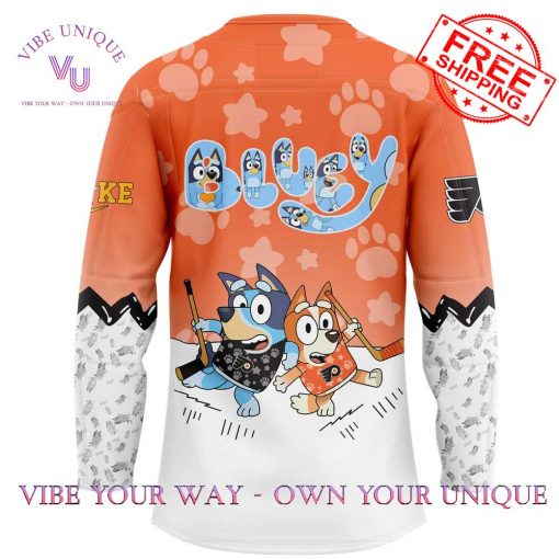 Philadelphia Flyers x Bluey and Bingo Special Jersey
