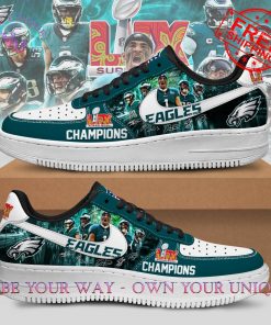 Philadelphia Eagles Super Bowl LIX 2025 Champions Limited Edition Air Force 1