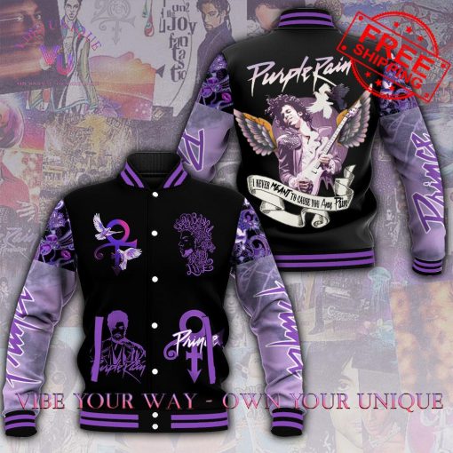 Prince Purple Rain Limited Edition Baseball Jacket