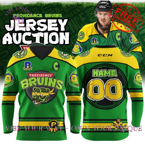 Providence Bruins TMNT Custom Name Limited Edition Hockey Jersey