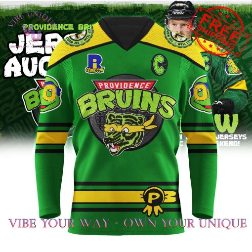 Providence Bruins TMNT Custom Name Limited Edition Hockey Jersey