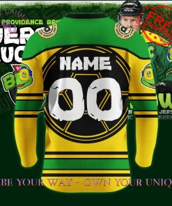 Providence Bruins TMNT Custom Name Limited Edition Hockey Jersey