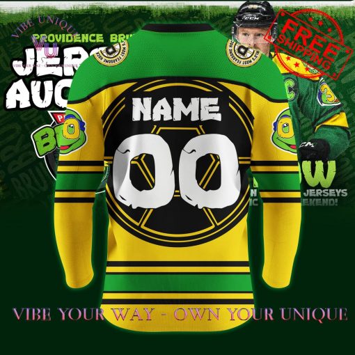 Providence Bruins TMNT Custom Name Limited Edition Hockey Jersey