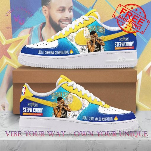 Steph Curry NBA All-Star 2025 Look At Curry Man Limited Edition Air Force 1