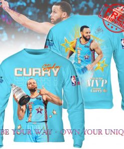 Stephen Curry NBA All Star 2025 MVP Limited Edition Light Blue Shirt Collection