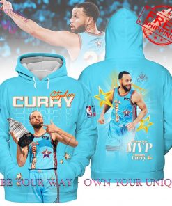 Stephen Curry NBA All Star 2025 MVP Limited Edition Light Blue Shirt Collection