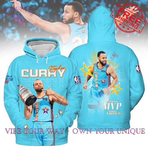 Stephen Curry NBA All Star 2025 MVP Limited Edition Light Blue Shirt Collection