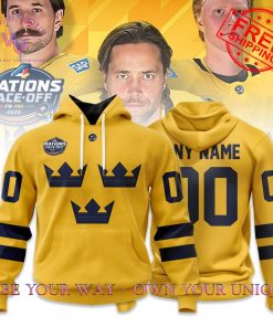 Sweden 4 Nations Face-Off Custom Name Limited Edition Hoodie