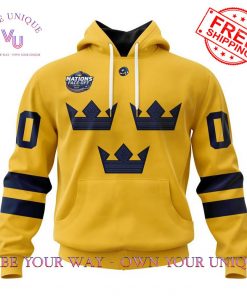 Sweden 4 Nations Face-Off Custom Name Limited Edition Hoodie