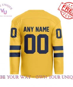 Sweden 4 Nations FaceOff Custom Name Limited Edition Hookey Jersey