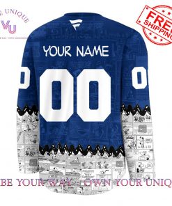 Toronto Maple Leafs 75th Anniversary of Peanuts Snoopy Limited Edition Hockey Jersey