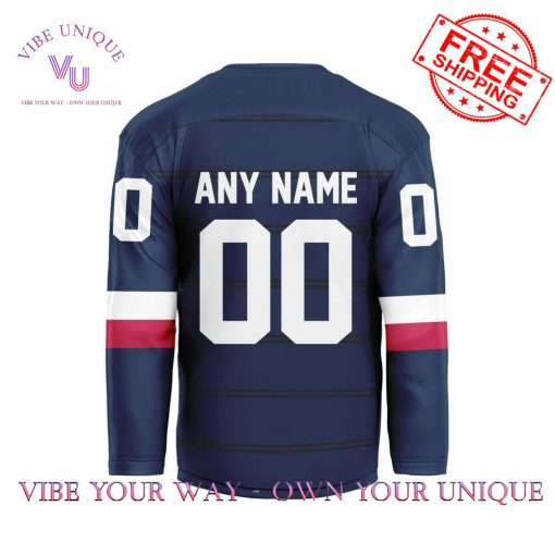 USA 4 Nations Face-Off Custom Name Limited Edition Hookey Jersey