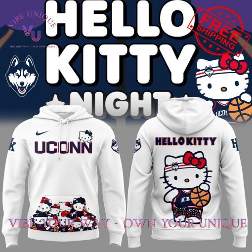 Uconn Husky X Hello Kitty Limited Edition Hoodie