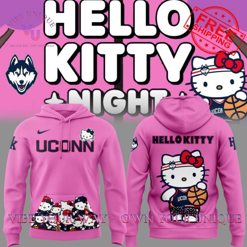 Uconn Husky X Hello Kitty Limited Edition Hoodie