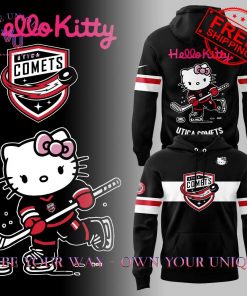 Utica Comets X Hello Kitty Special Edition Black Hoodie