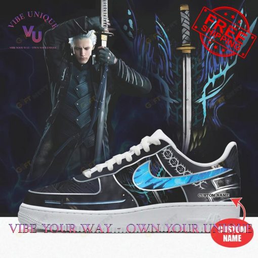 Vergil Devil May Cry 5 Custom Name Limited Edition Air Force 1