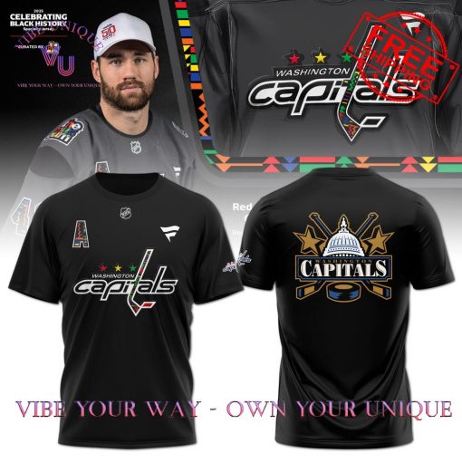 Washington Capitals Black History Special Edition T-Shirt