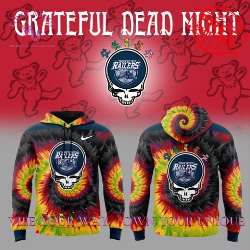 Worcester Railers Grateful Dead Night 2025 Limited Edition Hoodie