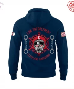 Cleveland Guardians Law Enforcement Special Edition Hoodie 3