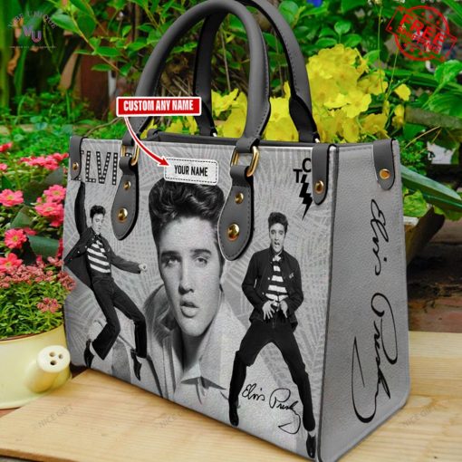 Elvis Presley Custom Name Retro Limited Edition Handbag
