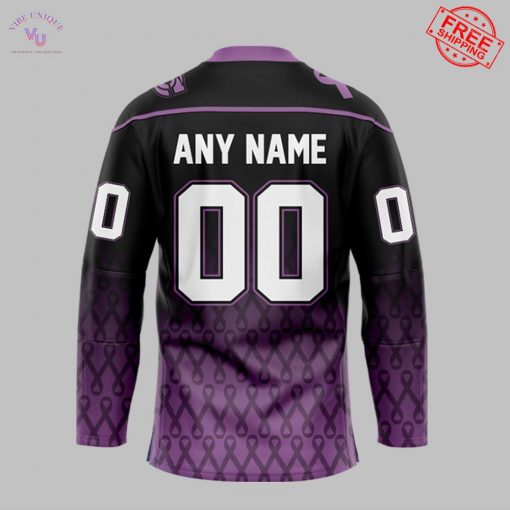 Fight Cancer Night Cincinnati Cyclones Custom Name Limited Edition Jersey